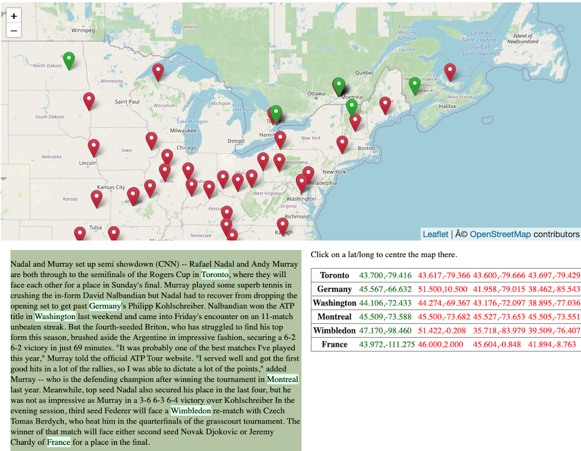 Figure 6: Display of file 172172.display.html after geo-parsing with a specified bounding box.